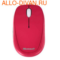 Microsoft Compact Optical Mouse 500 Pomegranate Red (U81-00062)